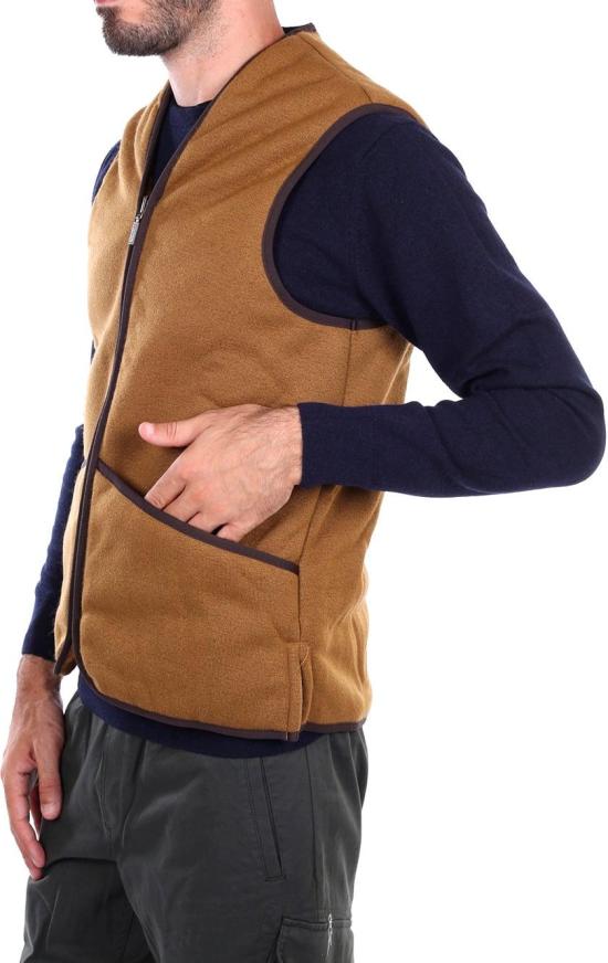25FW 바버 웜 파일 웨이스트코트 집 인 라이너 MLI0004BR31 BEIGE - BARBOUR