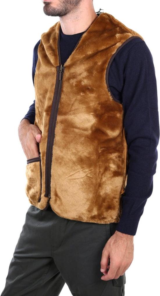 25FW 바버 웜 파일 웨이스트코트 집 인 라이너 MLI0004BR31 BEIGE - BARBOUR