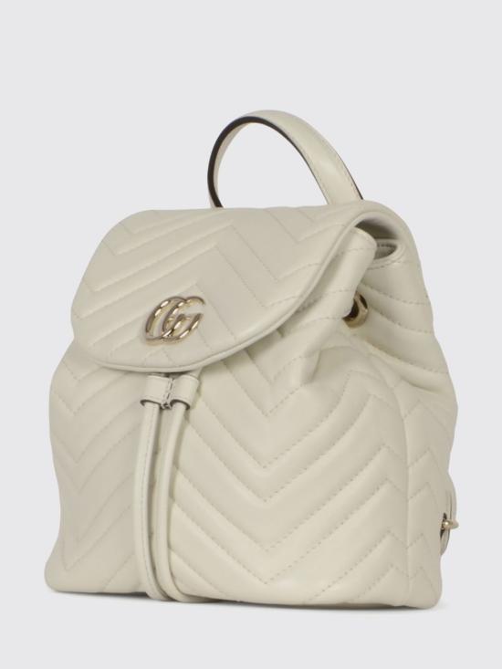 26SS 구찌 GG 마몽 미니 백팩 855921AAFXD 9050 White - GUCCI