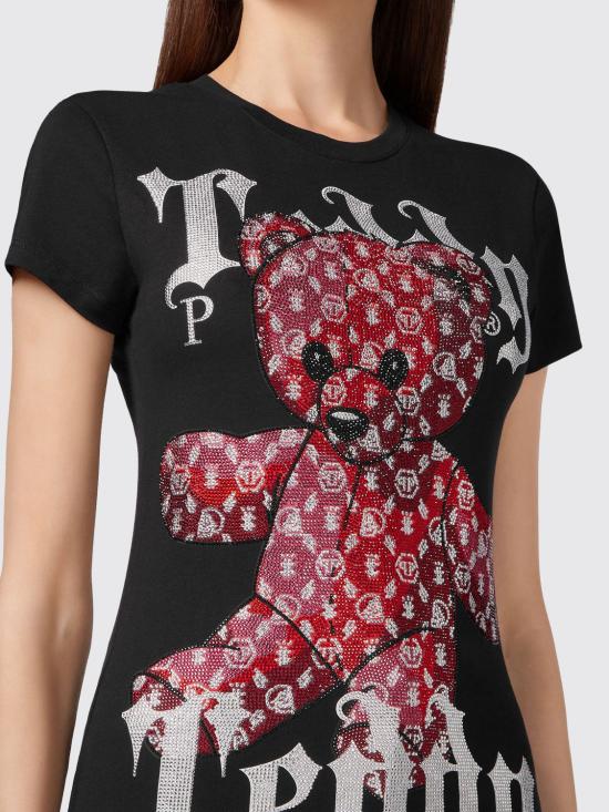 26SS 필립 플레인 반팔 티셔츠 UABCWTK2049PJY002N 02 Black - PHILIPP PLEIN