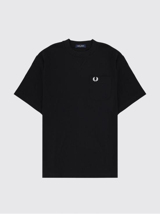 26SS 프레드페리 반팔 티셔츠 FPM240857 102 Black - FRED PERRY