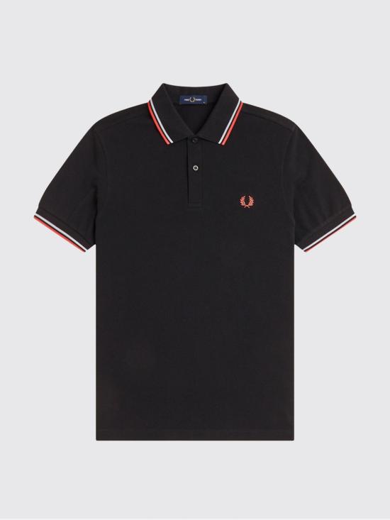 26SS 프레드페리 폴로 티셔츠 FPM3600P58 05C Black - FRED PERRY