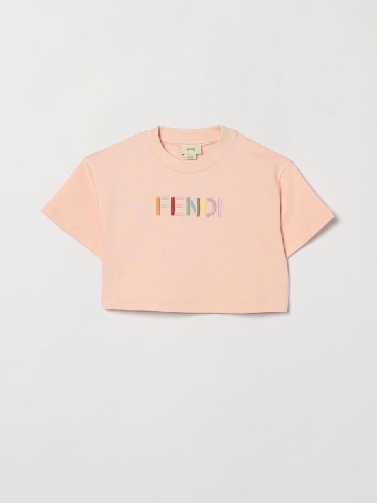 26FW [키즈] 펜디 티셔츠 JFH1655V0 F1UL9 Pink