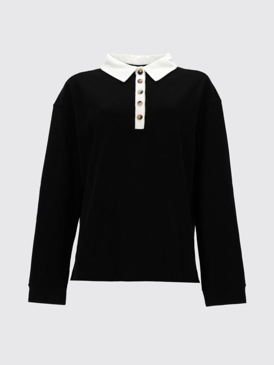 26SS 케이트 폴로 티셔츠 24534219 294 Black - KHAITE
