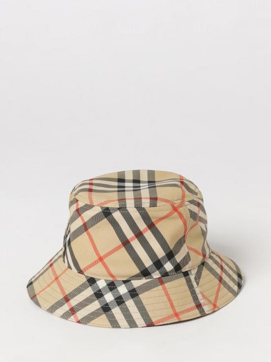 26FW 버버리 EKD 체크 패턴 버킷햇 8100740 Beige - BURBERRY