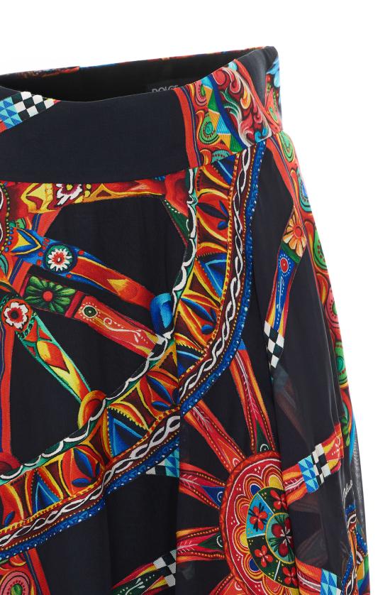 26FW 돌체앤가바나 롱 스커트 F4CSOT FSTB5HN6FN Multicolor - DOLCE & GABBANA