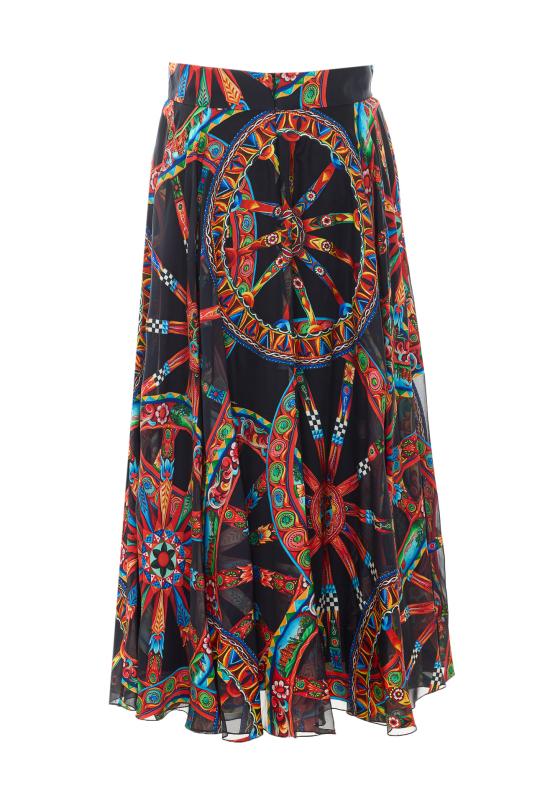 26FW 돌체앤가바나 롱 스커트 F4CSOT FSTB5HN6FN Multicolor - DOLCE & GABBANA