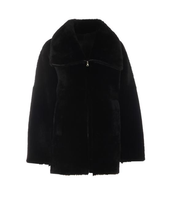 26FW 블랑샤 무스탕 26100302 NERO Black