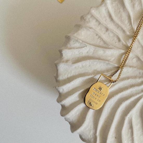  Namaste Jewelry 목걸이/팬던트 나마스테 주얼리 블룸 어퍼메이션 네크리스 골드 - OTHER BRANDS