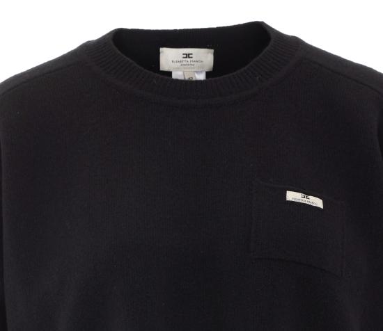 26FW 엘리자베타프랜치 스웨터 MK11T66E2 110 BLACK - ELISABETTA FRANCHI