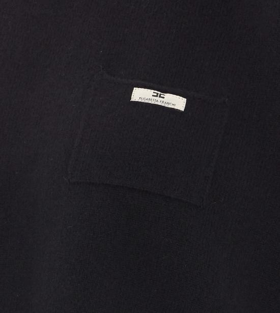 26FW 엘리자베타프랜치 스웨터 MK11T66E2 110 BLACK - ELISABETTA FRANCHI