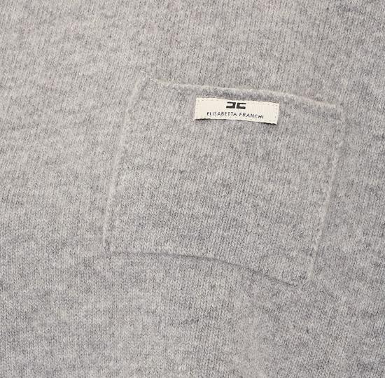 26FW 엘리자베타프랜치 스웨터 MK11T66E2 431 GREY - ELISABETTA FRANCHI