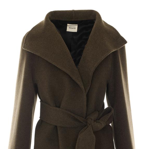 26FW 케이트 로마레 울 코트 7159547 716 Green - KHAITE