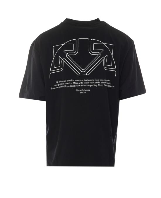 26FW 오프화이트 반팔 티셔츠 OMAA120F26JER01E 001 Black - OFF WHITE