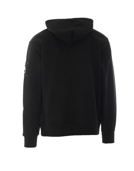 26FW 무스너클 긴팔 티셔츠 M36MS619 292 Black - MOOSE KNUCKLES