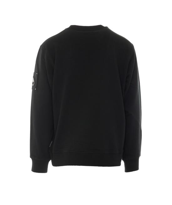 26FW 무스너클 하츠필드 크루넥 스웨트 셔츠 M35MS706 292 Black - MOOSE KNUCKLES