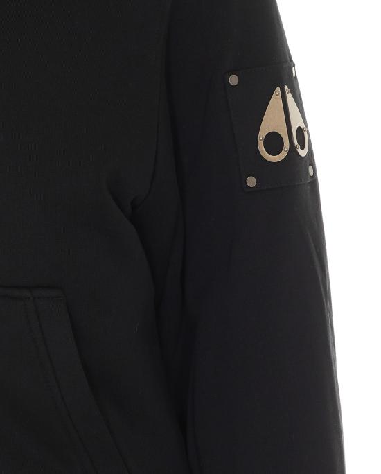 26FW 무스너클 후드 티셔츠 M36LS636 1153 Black - MOOSE KNUCKLES