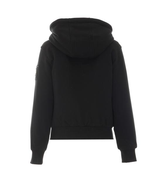 26FW 무스너클 후드 티셔츠 M36LS636 1153 Black - MOOSE KNUCKLES