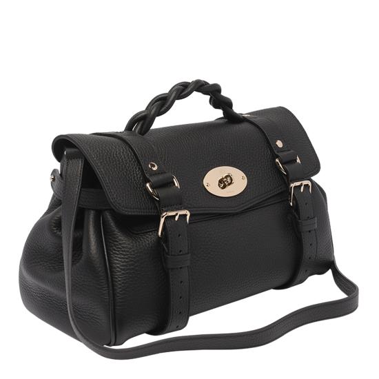 26FW 멀버리 알렉사 가죽 사첼백 HH6746 736A100 Black - MULBERRY