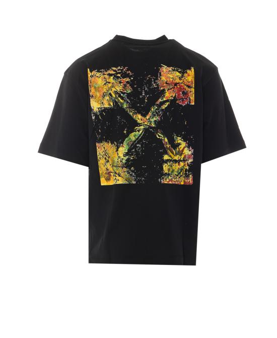 26FW 오프화이트 반팔 티셔츠 OMAA120F26JER00D 001 Black - OFF WHITE