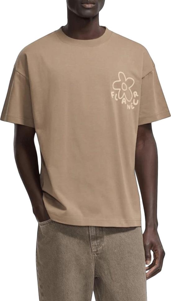 26FW 플라네르 탑 FLANEURFTSH225234BLOSSOMTSHIRTSHORTSLEEVETSHIRTSLIGHTBROWN BEIGE