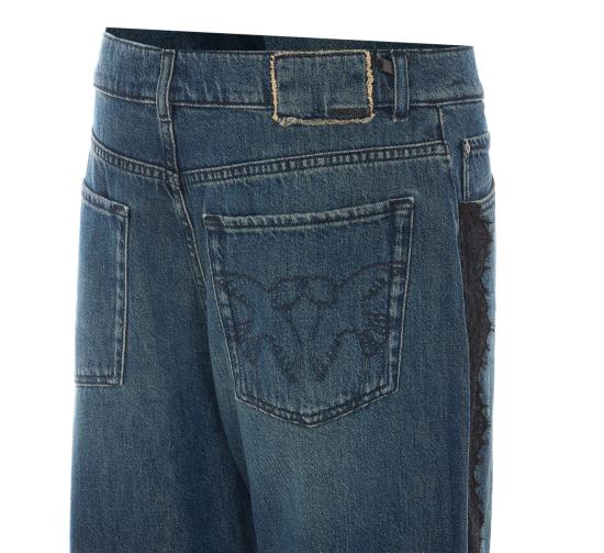 26FW 핑코 데님 팬츠 101733 A3G8PJZ Blue - PINKO