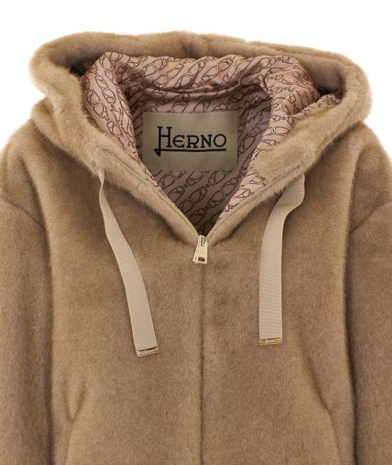 26FW 에르노 멜란지 얼터너티브 밍크 퍼 보머 자켓 GI000318D 127391985 BEIGE - HERNO