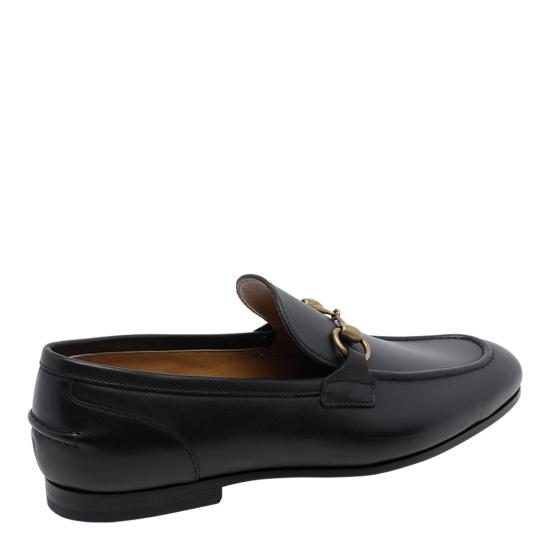 26FW 구찌 조던 레더 로퍼 406994 BLM001000 BLACK - GUCCI