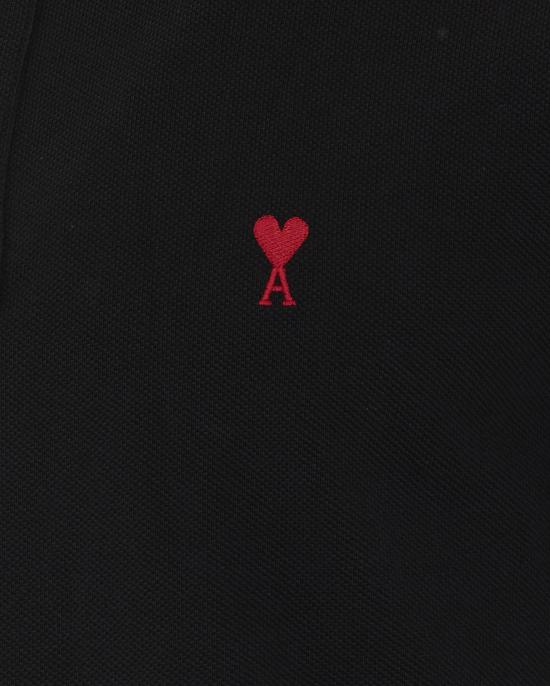 26FW 아미 알렉산드르 마티우시 폴로 티셔츠 BFUPL001 760001 Black - AMI ALEXANDRE MATIUSSI