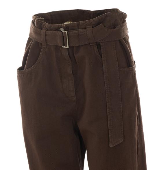 26FW 브루넬로 쿠치넬리 팔라초 팬츠 M0H81P4109 C4299 Brown - BRUNELLO CUCINELLI