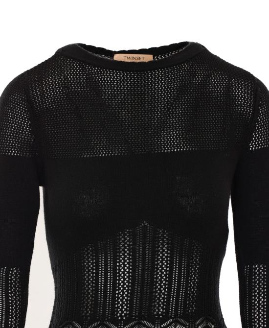 26FW 트윈셋 미디 원피스 262TP3070 00006 Black - TWINSET