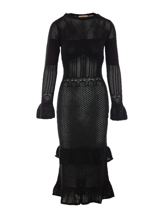 26FW 트윈셋 미디 원피스 262TP3070 00006 Black