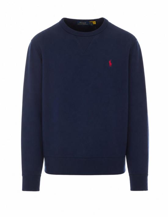 26FW 폴로 랄프로렌 포니 로고 자수 맨투맨 710766772003 CRUISE NAVY Blue