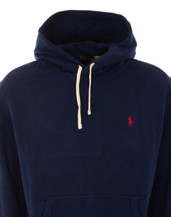 26FW 폴로 랄프로렌 포니로고 자수 후드 티셔츠 710766778007 CRUISE NAVY Blue - POLO RALPH LAUREN