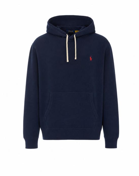 26FW 폴로 랄프로렌 포니로고 자수 후드 티셔츠 710766778007 CRUISE NAVY Blue