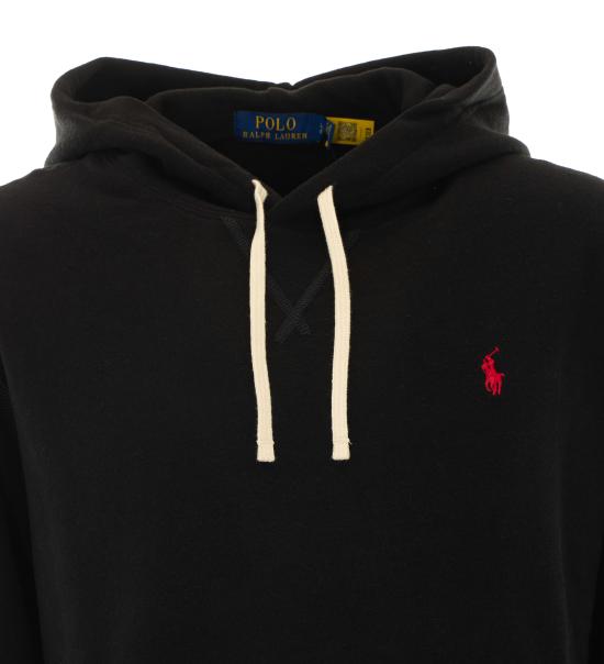 26FW 폴로 랄프로렌 포니로고 자수 후드 티셔츠 710766778008 POLO BLACK - POLO RALPH LAUREN