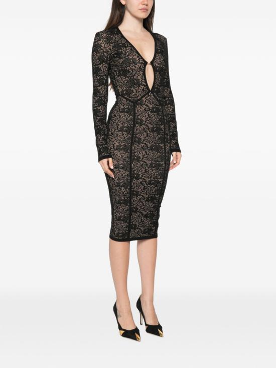 26FW 엘리자베타프랜치 미디 원피스 AM26Q66E2 FR9 Nero - ELISABETTA FRANCHI