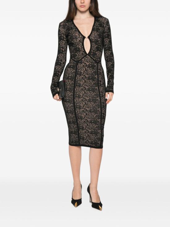 26FW 엘리자베타프랜치 미디 원피스 AM26Q66E2 FR9 Nero - ELISABETTA FRANCHI