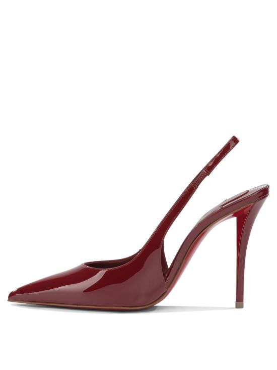26FW 크리스챤 루부탱 힐/펌프스 1260473R95AMISS Z SLING BACK 100 PAT Bordeaux - CHRISTIAN LOUBOUTIN