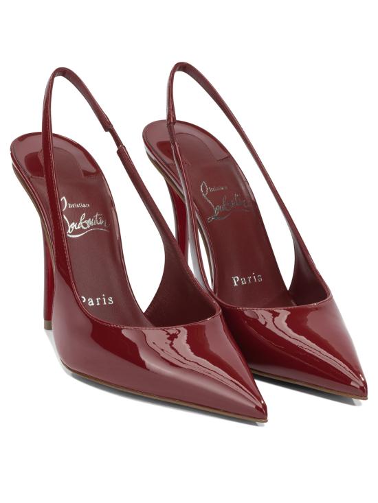 26FW 크리스챤 루부탱 힐/펌프스 1260473R95AMISS Z SLING BACK 100 PAT Bordeaux - CHRISTIAN LOUBOUTIN