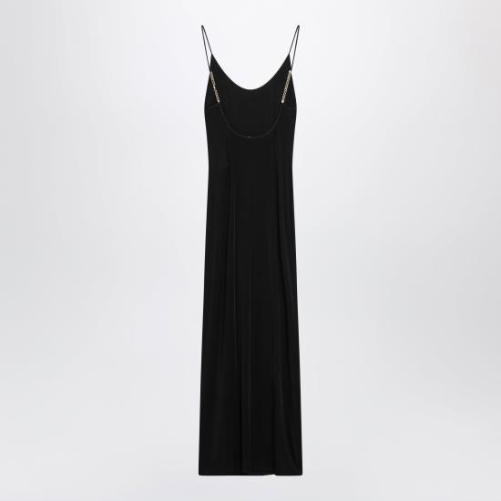 26FW 생로랑 롱 원피스 876792Y38DS Black - SAINT LAURENT