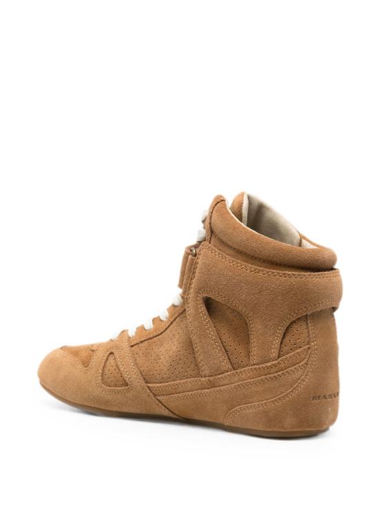 26FW 이자벨마랑 세니 하이탑 스웨이드 카프스킨 레더 스니커즈 BK0096HA D1E02N50CO MARRONE - ISABEL MARANT