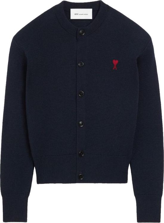 26FW 아미 크루넥 울 가디건 FKC361001414 NAVY