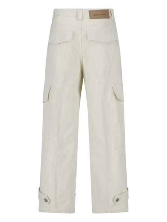 26FW 아미 스트레이트 팬츠 FTR924 CO0211185 White - AMI
