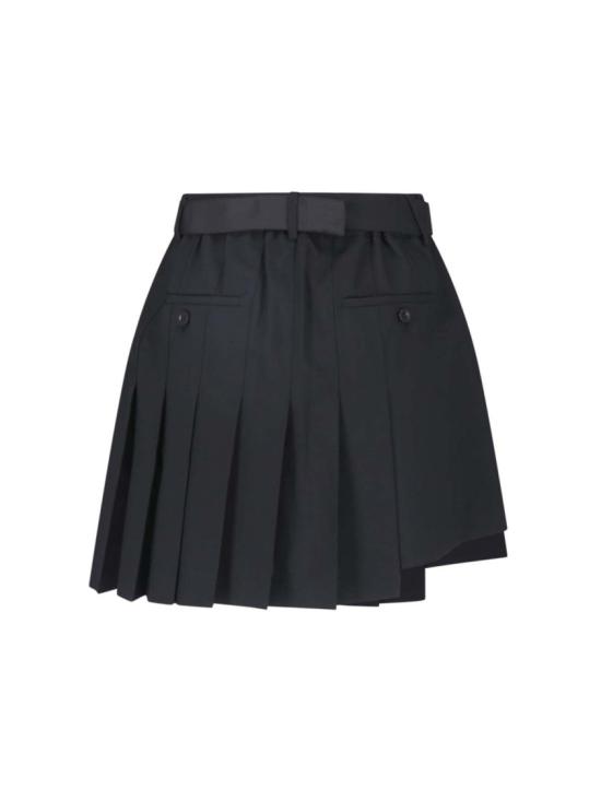26FW 사카이 숏 스커트 26 08573001 Black - SACAI