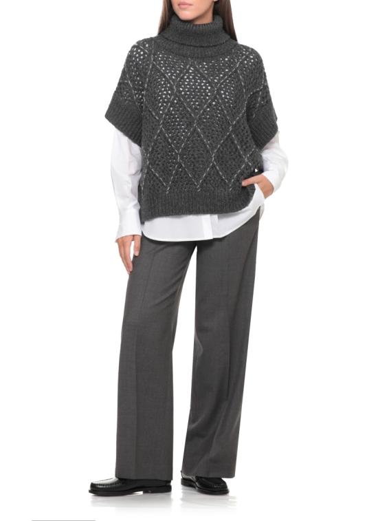 26FW 페세리코 터틀넥 A99274F03R09341972 Grey - PESERICO