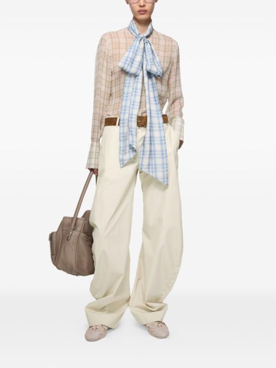 26SS 아크네 스튜디오 캐주얼 트윌 트라우저 AK1041AGU Neutrals - ACNE STUDIOS
