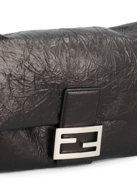 26FW 펜디 바게트 소프트 미디엄 백 8BR856B14MF0QA1 Black - FENDI