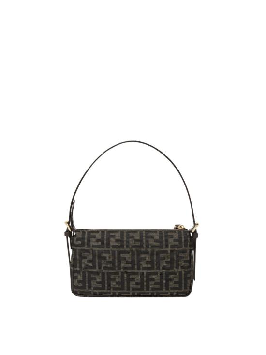 26FW 펜디 FF 자카드 지퍼 탑 스몰 숄더백 8BS123 B17A Black - FENDI