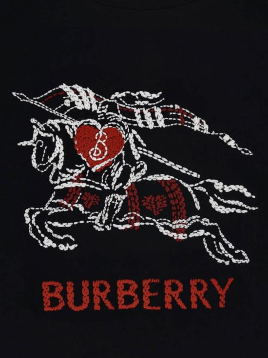 26FW 버버리 반팔 티셔츠 8127931A1189 Black - BURBERRY